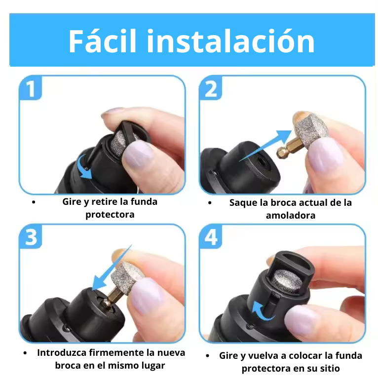 OFERTA 2X 39,99 🎁Lima Electrica SilentGrind 2.0™+1 Lima de repuesto de Regalo
