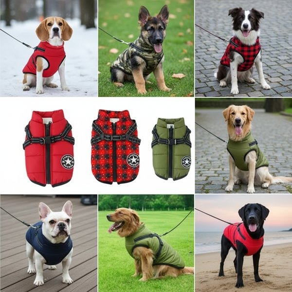 Chaqueta Impermeable para Mascotas