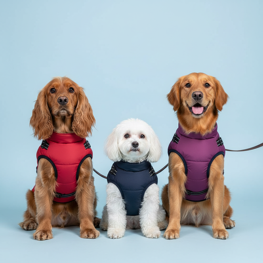 FlufflyPets™Chaqueta Impermeable para Mascotas 3 en 1